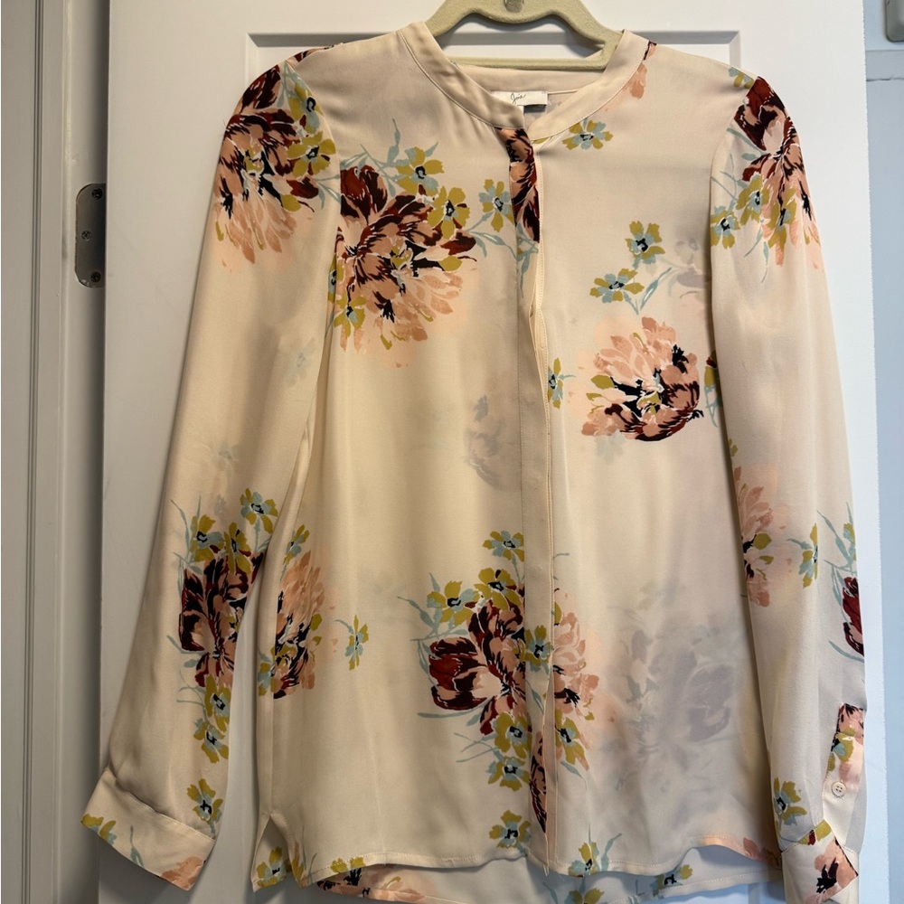 Joie Pale Rose Pink Floral Blouse
